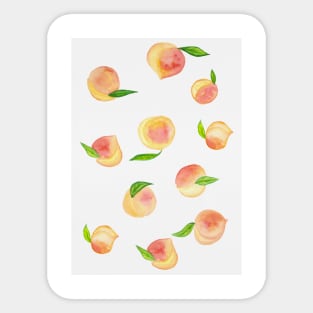 Fun Fall Peaches Sticker